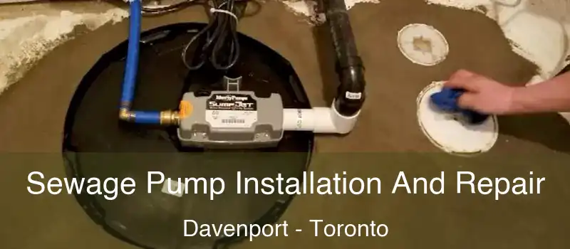 Sewage Pump Installation And Repair Davenport - Toronto